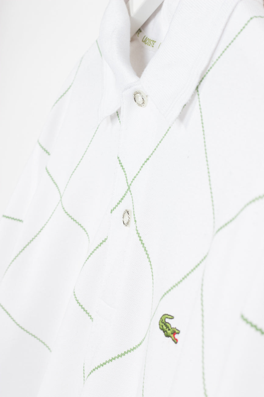 Lacoste Polo in Weiß, M