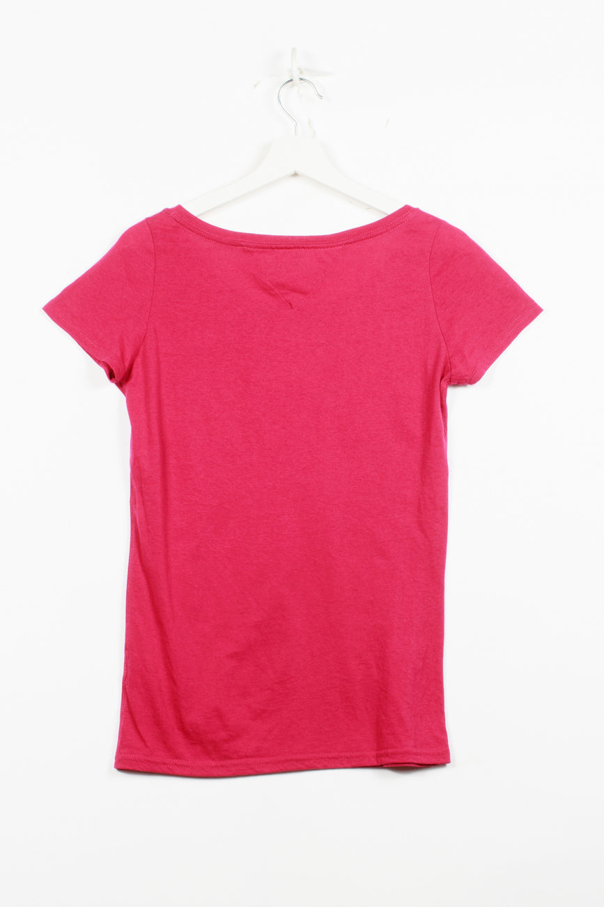 Tommy Hilfiger Langes T-Shirt in Pink, M