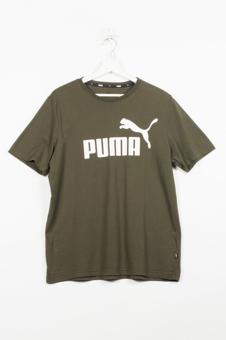 Puma T-Shirt in Olivgrün, L
