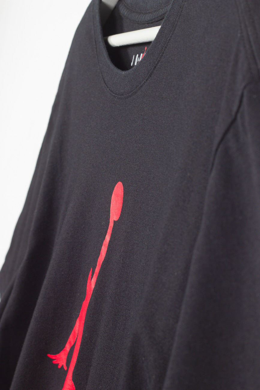 Nike Jordan T-Shirt in Schwarz, XL