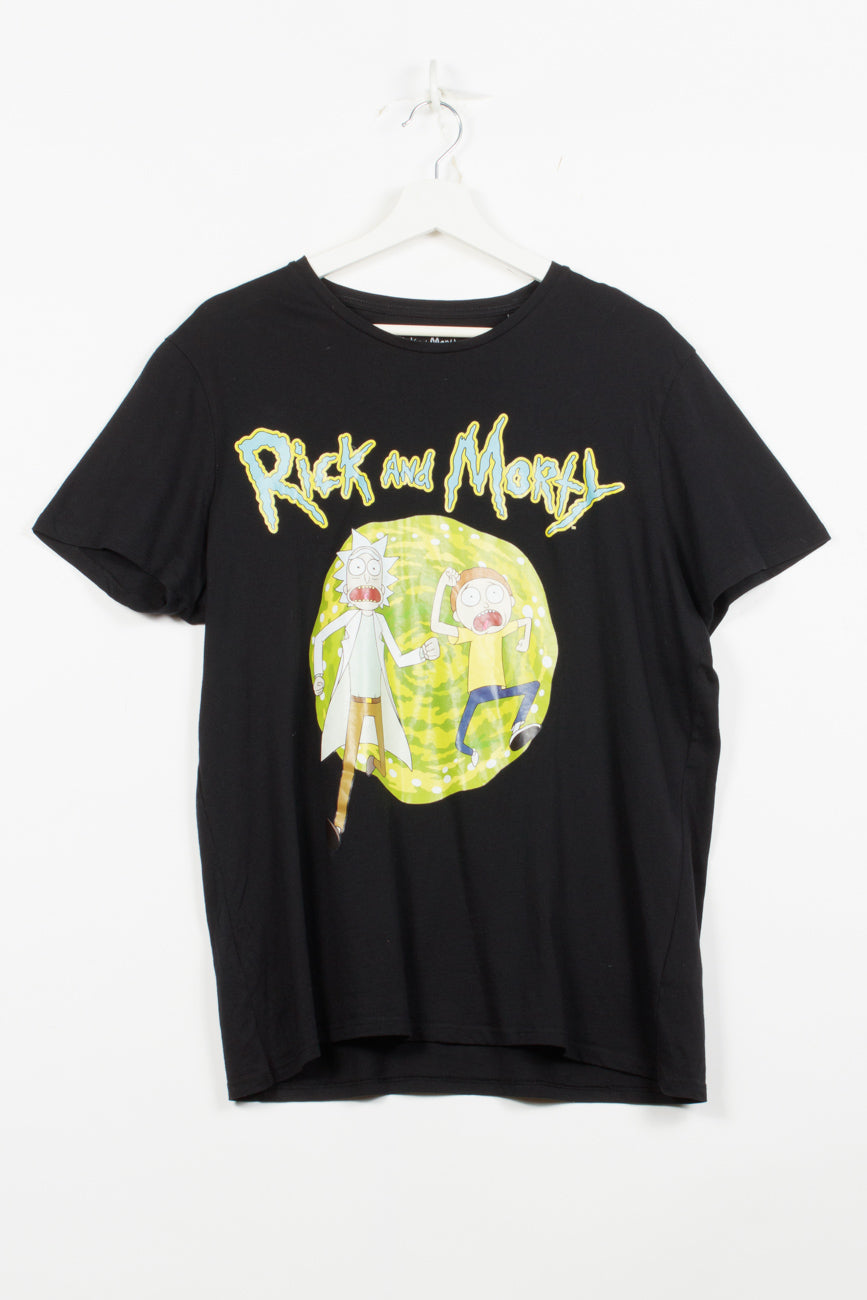 Rick and Morty T-Shirt in Schwarz, L