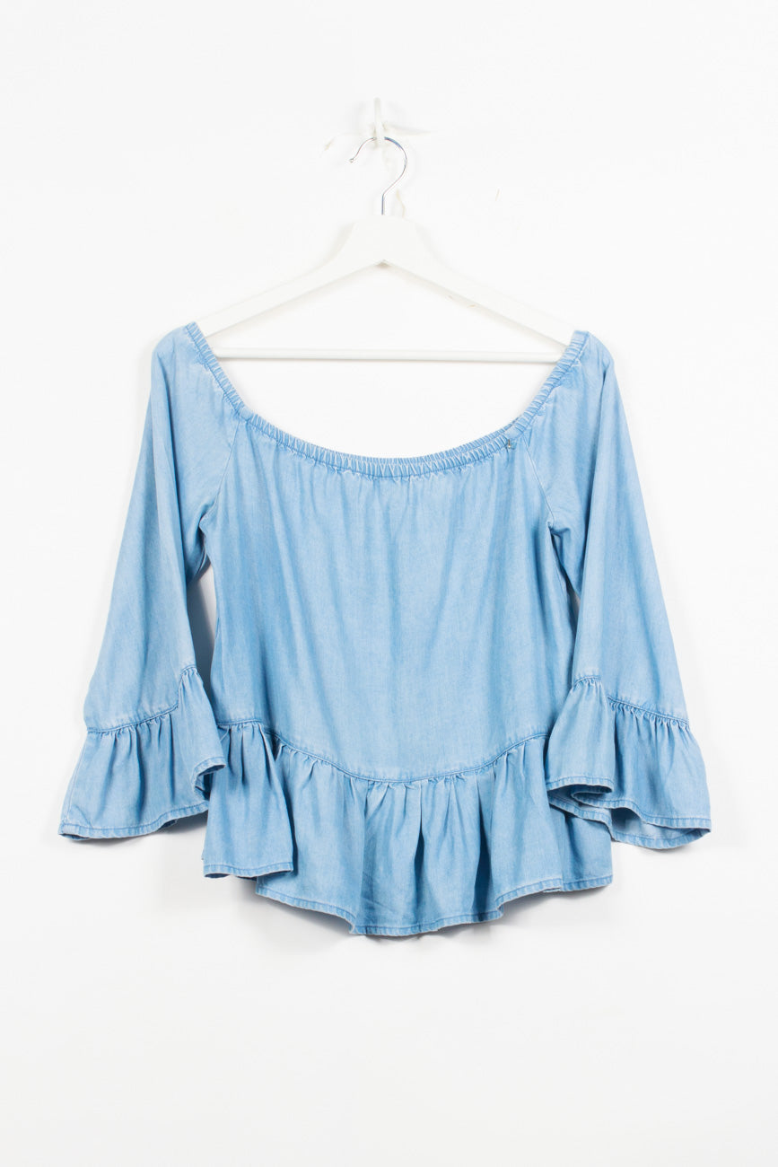 Guess Bluse in Blau, S