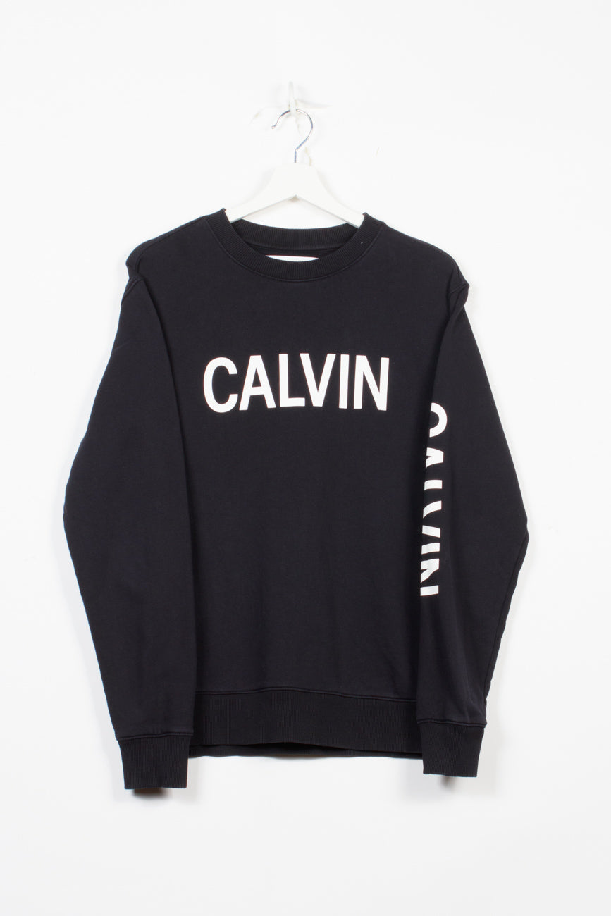 Calvin Klein Sweatshirt in Schwarz, S