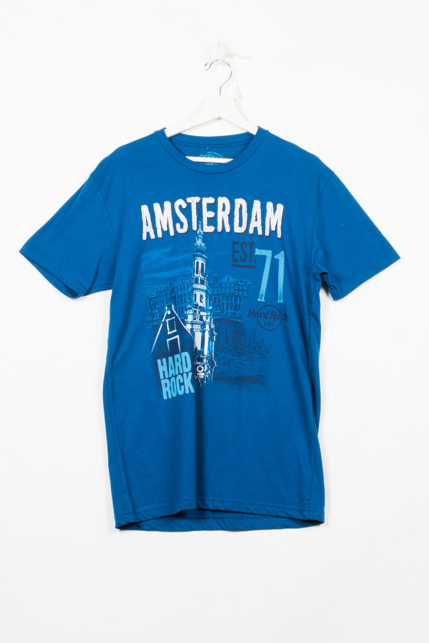 Hard Rock Cafe T-Shirt in Blau, M
