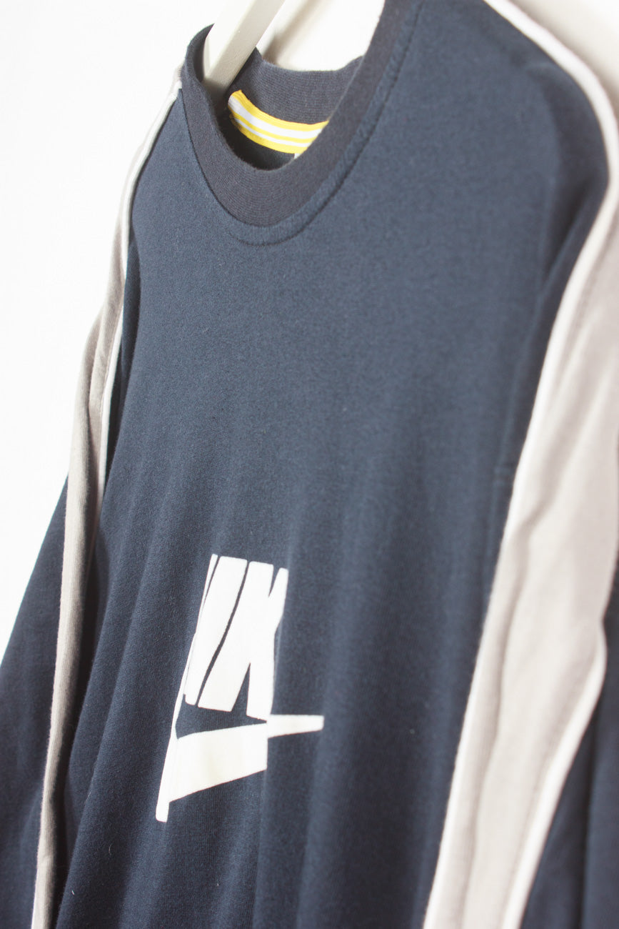 Nike Sweatshirt in Dunkelblau, XXL