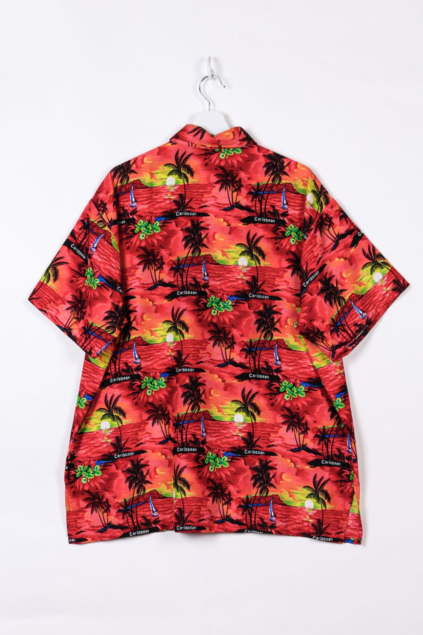 Vintage Kilo Sale Fashion Store Creations Hawaiihemd in Orange XL