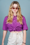 Vintage Kilo Sale Fashion Store Violettes Kappa Poloshirt L