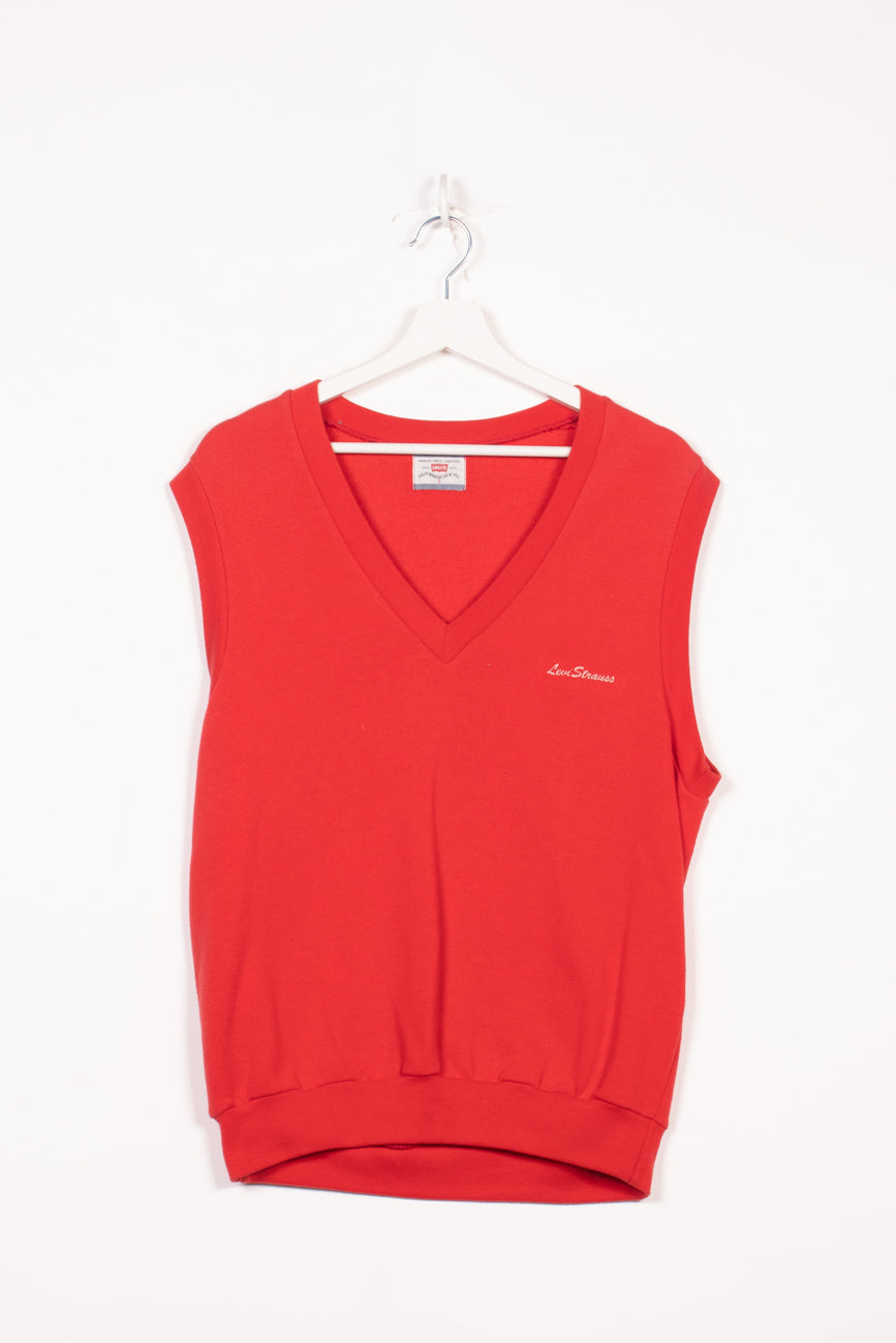Levi's Sweater Weste in Rot, S