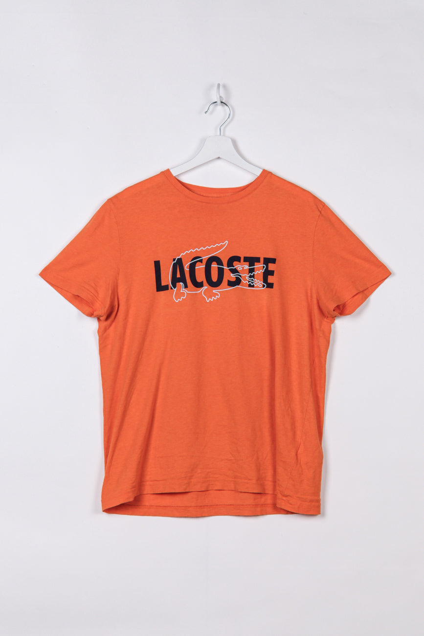 Lacoste T-Shirt in Orange, L