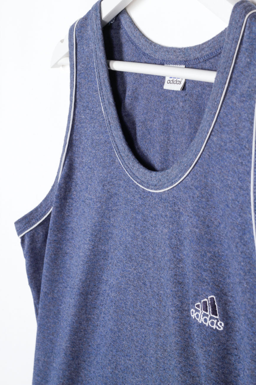 Adidas T-Shirt in Blau, XL