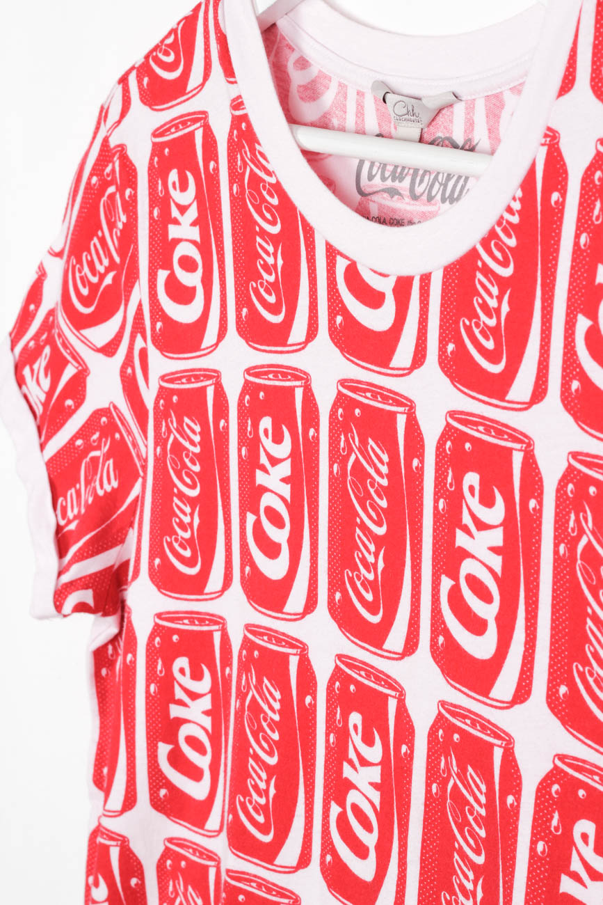 Coca Cola T-Shirt in Rot, M