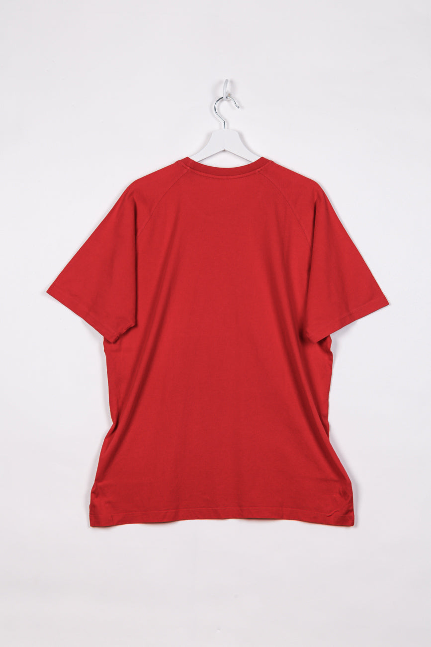 Adidas T-Shirt in Rot, XL