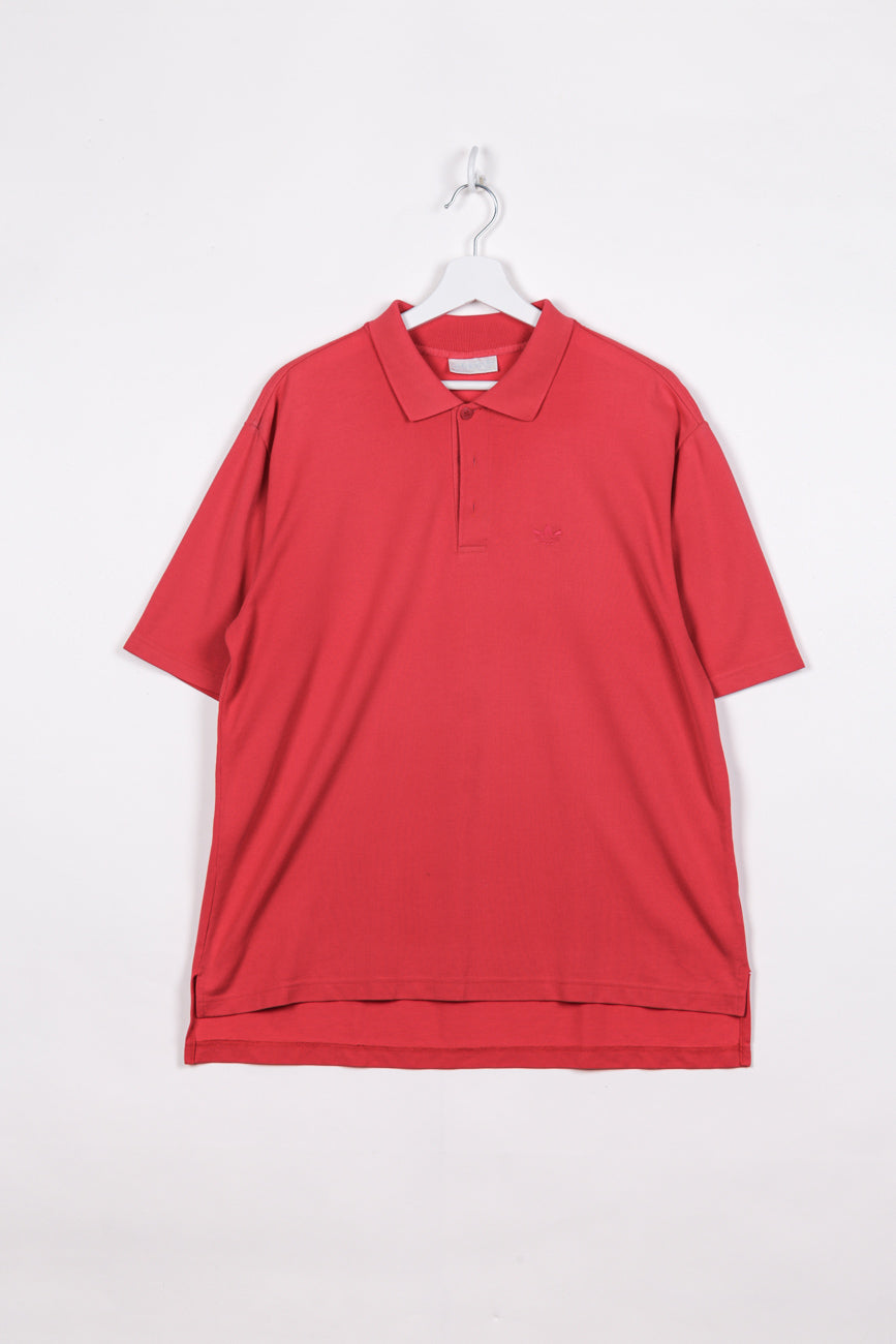 Adidas Poloshirt in Rot, M
