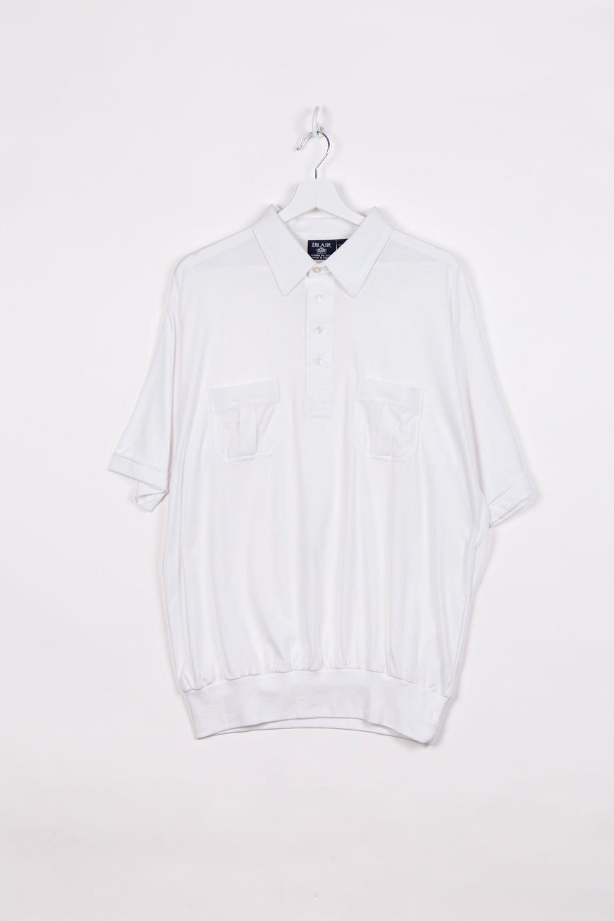 J. Blair Poloshirt in Weiß, XL