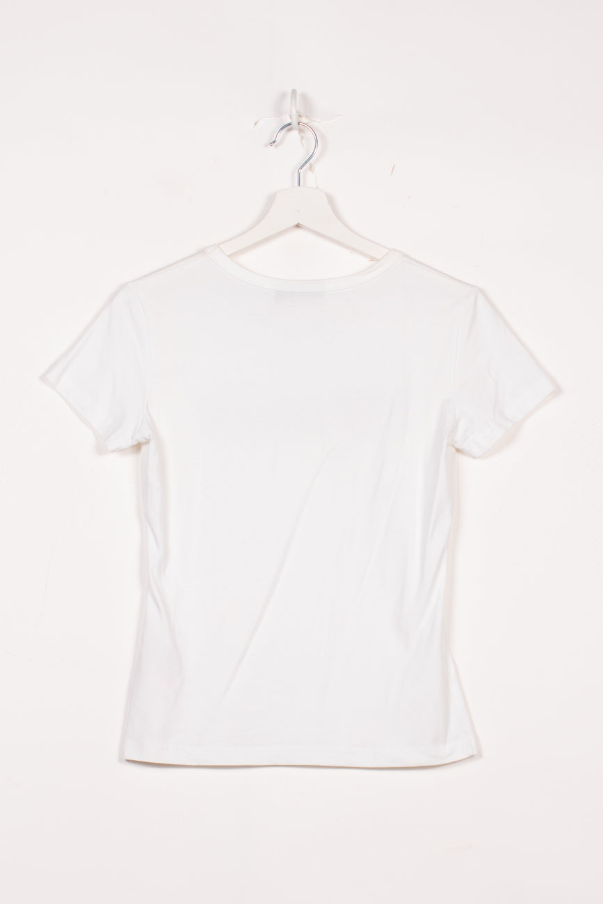 Mini T-Shirt in Weiß, S
