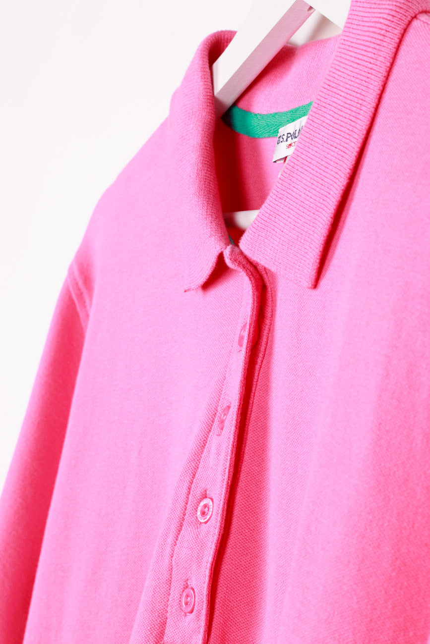 US Polo Assn. Poloshirt in Pink, S