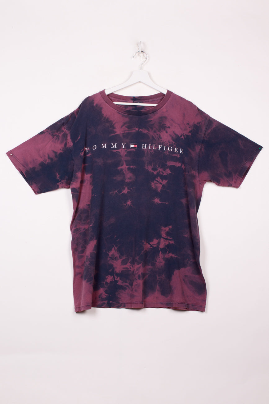 Tommy Hilfiger T-Shirt in Violett, XXL