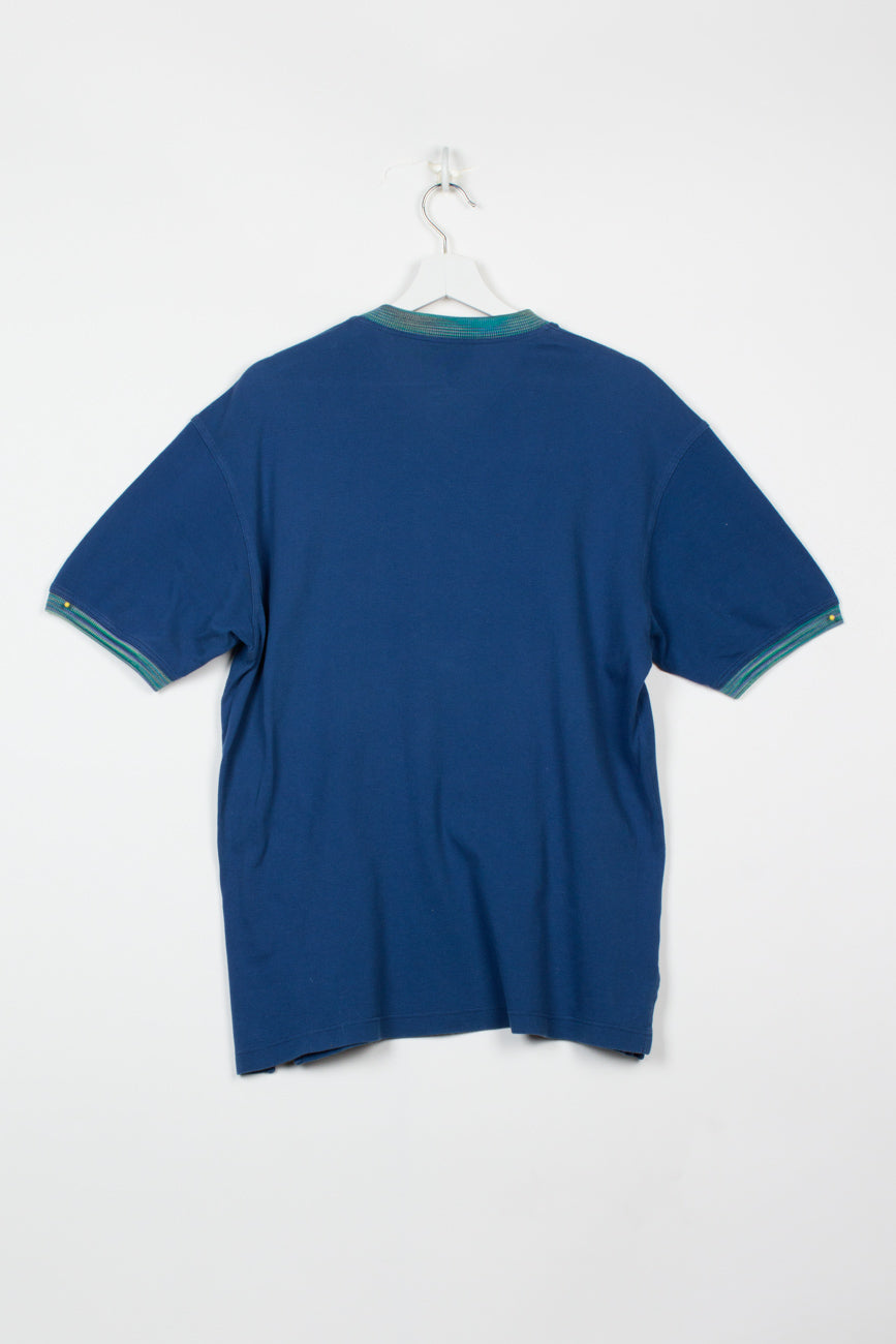 Missoni T-Shirt in Blau, XL
