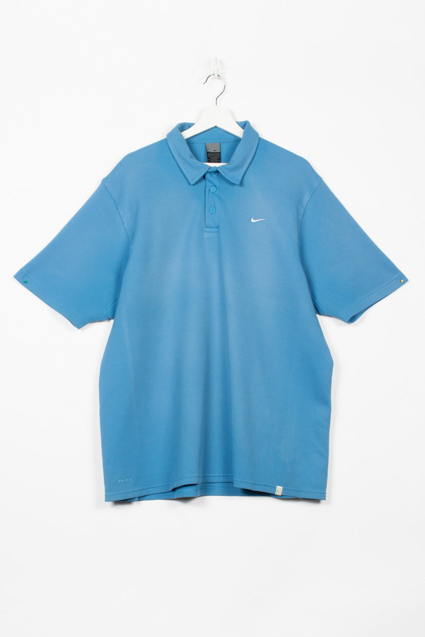 Nike Polo in Blau, XL