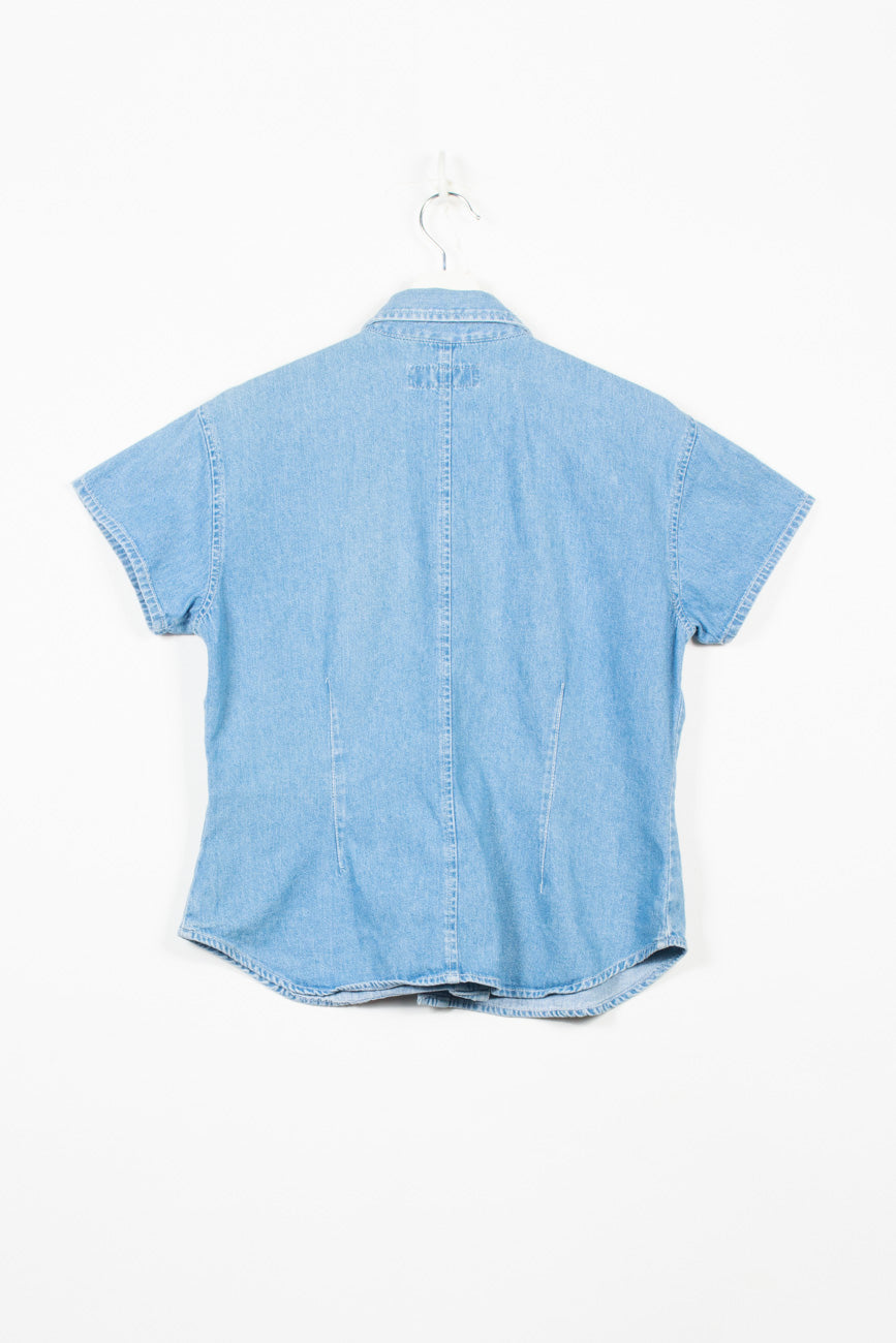 Young Classic Bluse in Blau, M