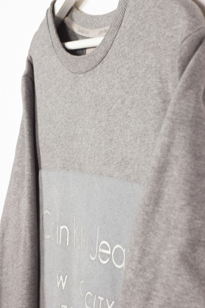 Calvin Klein Sweatshirt in Grau, M