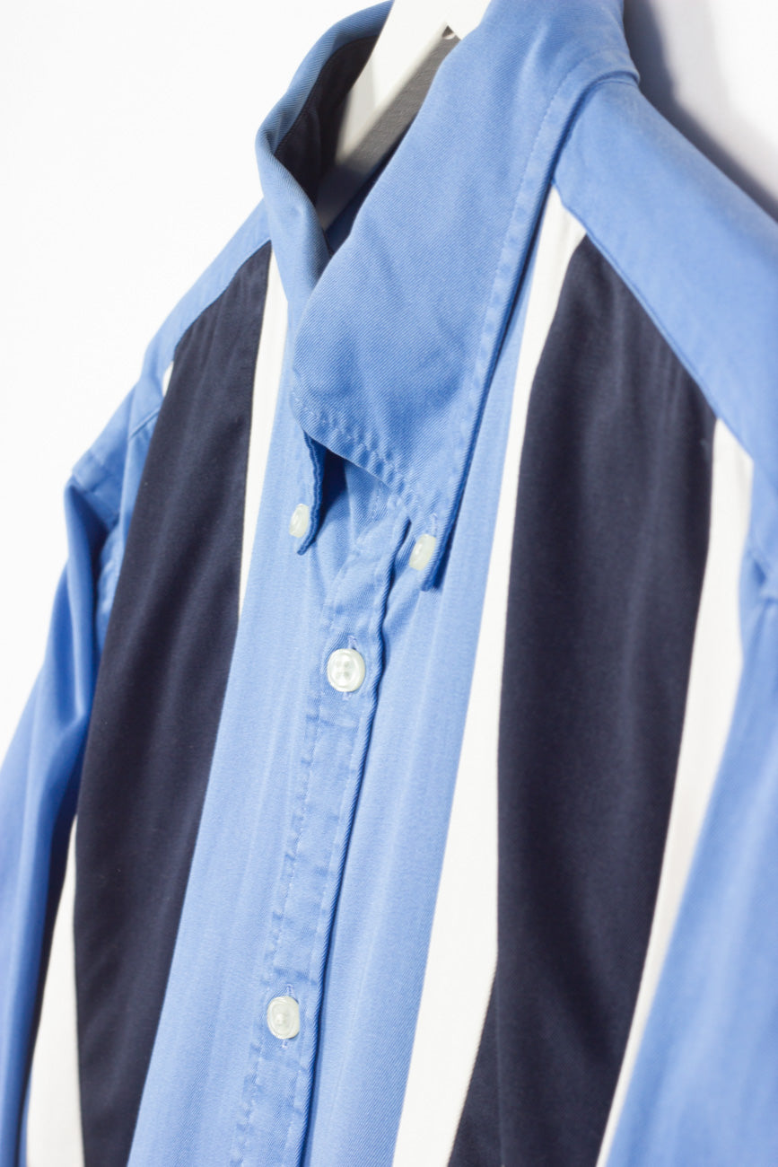 Tommy Hilfiger Gestreift Businesshemd mit Blumenprint in Blau, XL