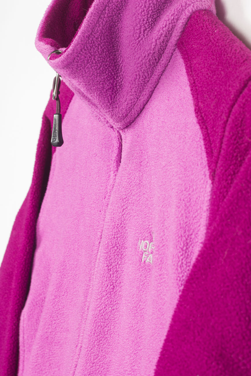 The North Face Fleece Jacke in Rosa, M
