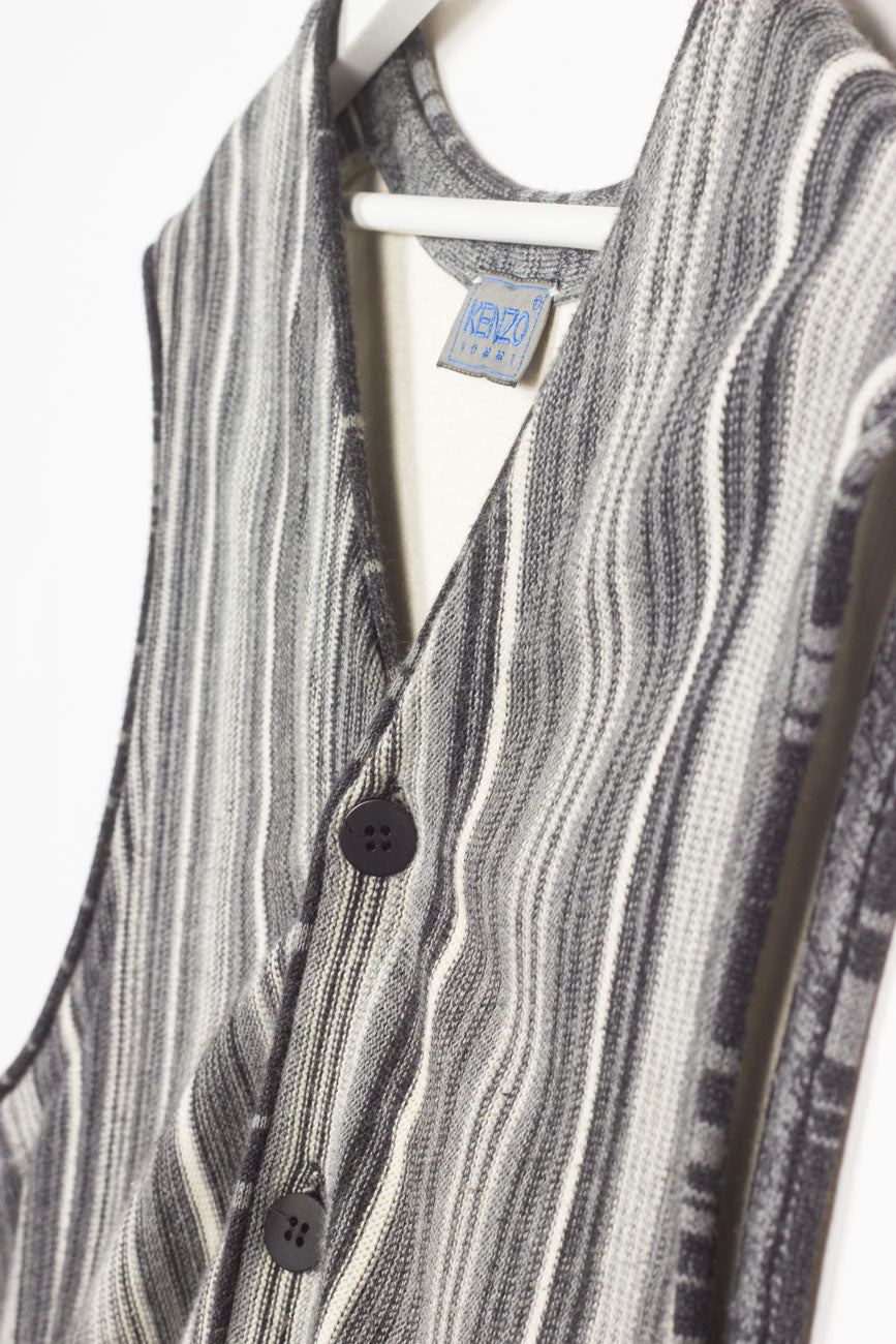 Kenzo Sweater Weste in Bunt, XL