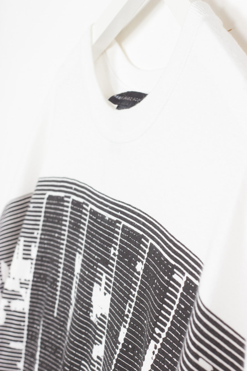 Marc Jacobs Lang T-Shirt in Weiß, XL