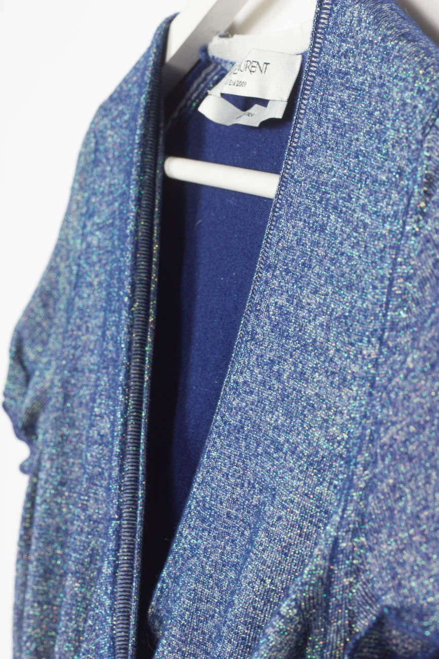 Yves Saint Laurent Minikleid (ober dem Knie) in Blau, M