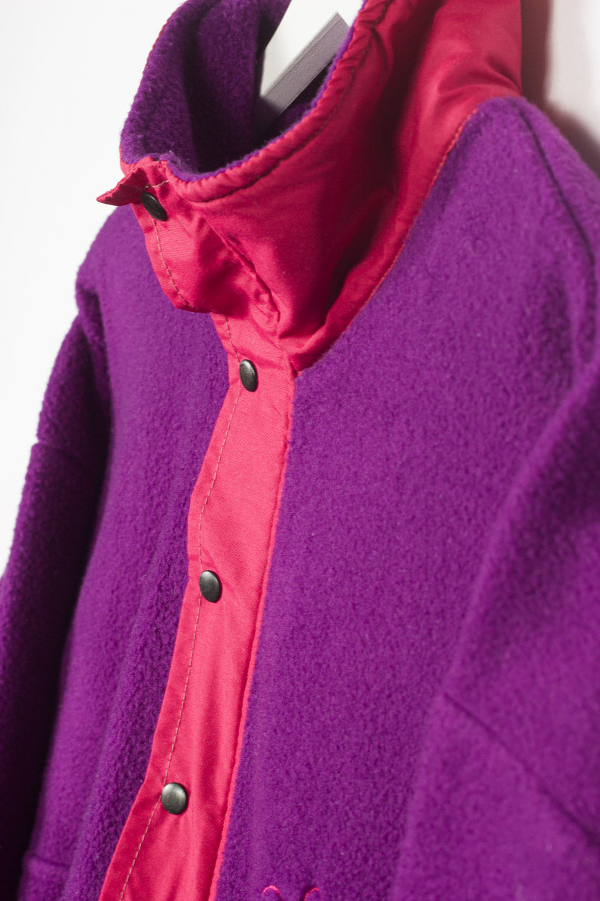 Mistral Fleece Jacke in Violett, XL