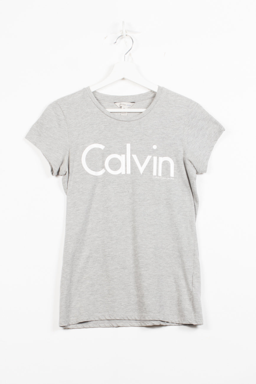 Calvin Klein T-Shirt in Grau, XS